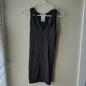 BCBGeneration Charcoal Sleeveless Dress